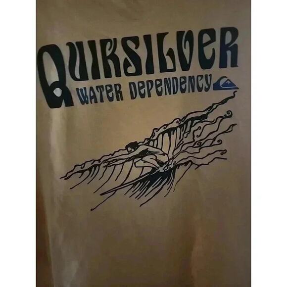 Quicksilver Surf Shirt Sz 2xl Water Dependency A10 Excellent NWT Beach Classic - Picture 1 of 6
